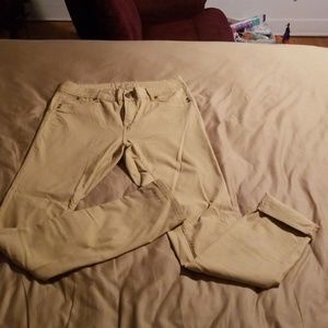 Kakhi Stretched Jeggings